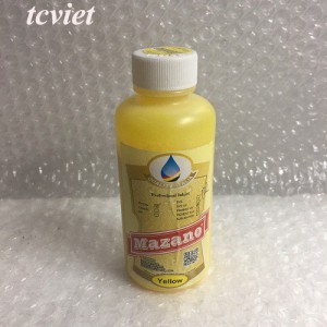 Mực in chuyển nhiệt Pigment UV Mazano - Màu vàng