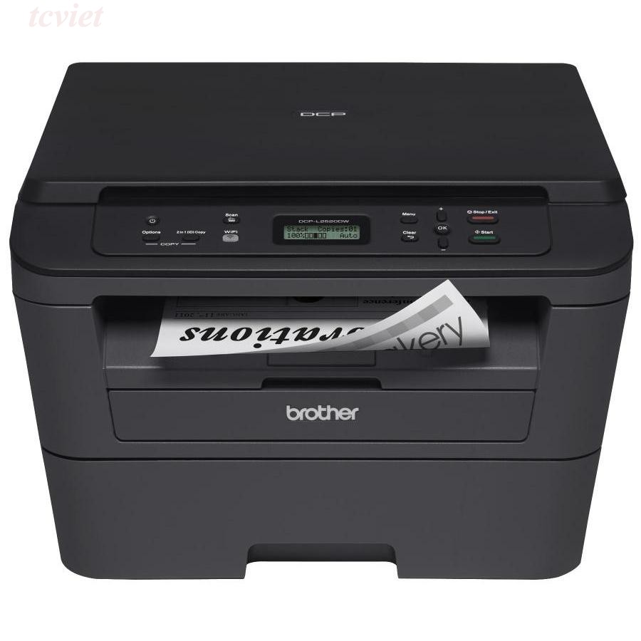 Máy in laser đa năng Brother DCP L2520D, in 2 mặt, scan, copy